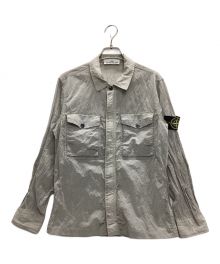 STONE ISLAND（ストーンアイランド）の古着「ナイロンメタル シャツジャケット」｜グレー