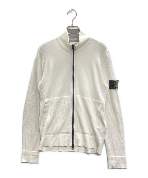 STONE ISLAND（ストーンアイランド）STONE ISLAND (ストーンアイランド) ドライバーズニット ホワイト サイズ:SIZE Sの古着・服飾アイテム