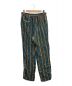 TOGA VIRILIS (トーガ ビリリース) INNER PRINT PANTS カーキ×イエロー サイズ:SIZE 44：13000円