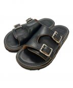 HORSEMAN JOE LEATHERS×BIGDAYホースマンジョー×ビッグデイ）の古着「DOUBLE MONK STRAP SANDALS」｜ブラック