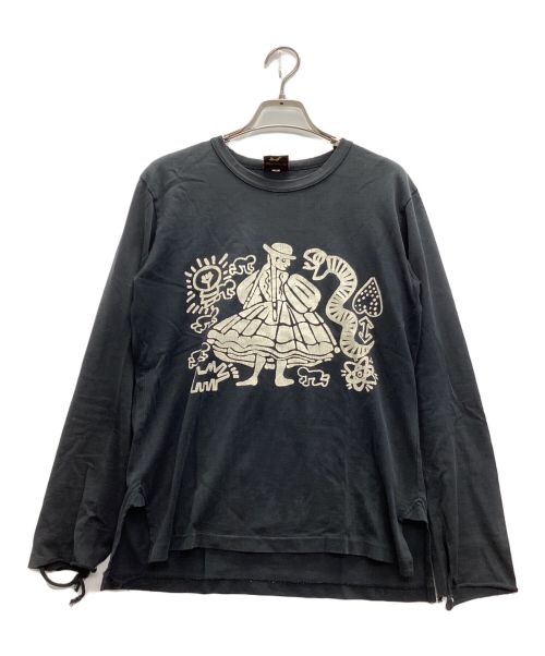 worlds end classics（ワールズ エンド クラシックス）worlds end classics (ワールズ エンド クラシックス) KEITH HARING L/S T-SHIRT ブラック サイズ:SIZE Sの古着・服飾アイテム