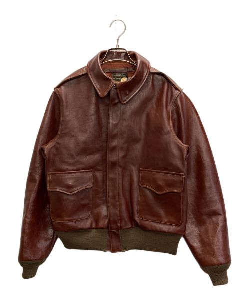 BUZZ RICKSON'S（バズリクソンズ）BUZZ RICKSON'S (バズリクソンズ) Type A-2レザーフライトジャケット ブラウン サイズ:SIZE 40の古着・服飾アイテム