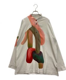 HOMME PLISSE ISSEY MIYAKE×Ronan Bouroullec（オムプリッセ イッセイ ミヤケ×ロナン ブルレック）の古着「RB DRAWING PRESS SHIRT 1」｜グレー