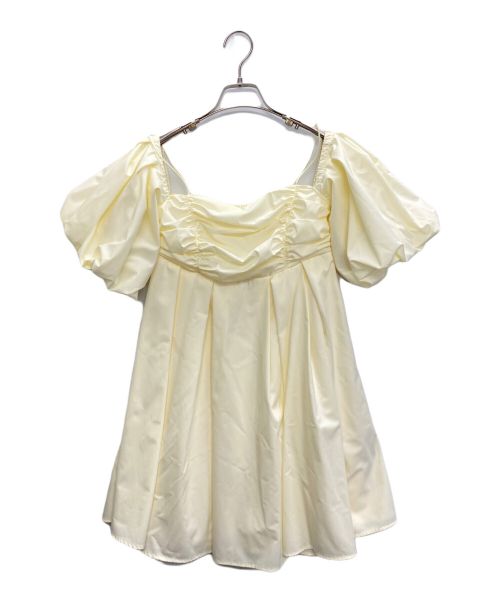 MISTREASS（ミストレアス）MISTREASS (ミストレアス) Balloon Sleeve Cami Dress アイボリー サイズ:SIZE Freeの古着・服飾アイテム