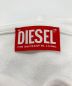 中古・古着 DIESEL (ディーゼル) ロゴプリントプルオーバーパーカー ホワイト サイズ:ＸＬ：8000円