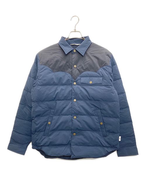 WOOLRICH（ウールリッチ）WOOLRICH (ウールリッチ) マウンテンダウンシャツ ネイビー サイズ:SIZE Mの古着・服飾アイテム