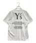 Y's (ワイズ) New Era (ニューエラ) SHORT SLEEVE COTTON TEE ホワイト サイズ:SIZE M：8000円