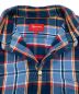 中古・古着 SUPREME (シュプリーム) Pullover Plaid Flannel Shirt ブルー サイズ:SIZE S：12000円