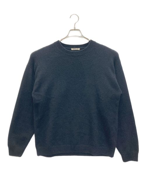 AURALEE（オーラリー）AURALEE (オーラリー) BABY CASHMERE KNIT P/O ブラック サイズ:SIZE 4の古着・服飾アイテム