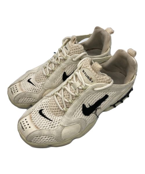 NIKE（ナイキ）NIKE (ナイキ) stussy (ステューシー) Air Zoom Spiridon CG 2 ベージュ サイズ:US9の古着・服飾アイテム