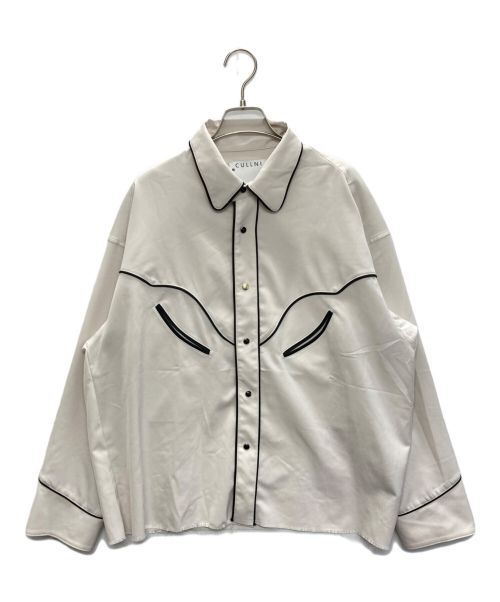 CULLNI（クルニ）CULLNI (クルニ) jieda (ジエダ) STUDIOUS (ステュディオス) WESTERN SHIRT ライトグレー サイズ:SIZE 1の古着・服飾アイテム