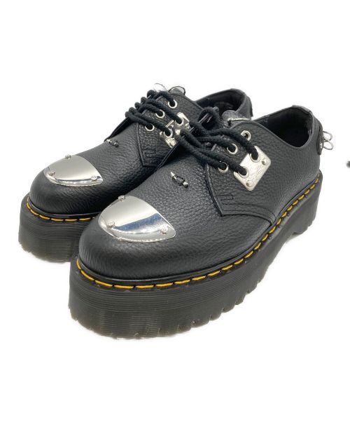 Dr.Martens（ドクターマーチン）Dr.Martens (ドクターマーチン) 1461 QUAD ハードウェア 3 ホール シューズ ブラック サイズ:UK8の古着・服飾アイテム