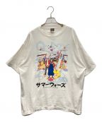 SAINT MICHAEL×GEEKS RULE×サマーウォーズセントマイケル×ギークスルール×サマーウォーズ）の古着「SG SS TEE」｜ホワイト