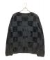 COMME des GARCONS HOMME PLUS (コムデギャルソンオムプリュス) CHECKERED PATTERN INTARSIA KNIT ブラック サイズ:SIZE L：20000円