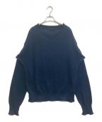 Maison Margielaメゾンマルジェラ）の古着「Sweater Cotton Panelled」｜ネイビー