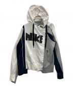 NIKE×sacaiナイキ×サカイ）の古着「Double Zip Hoodie」｜グレー