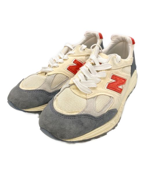 NEW BALANCE（ニューバランス）NEW BALANCE (ニューバランス) M990TA2 アイボリー×ネイビー サイズ:26.5cmの古着・服飾アイテム