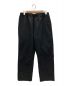 OAMC（オーエーエムシー）の古着「CROPPED DRAWCORD PANT」｜ブラック