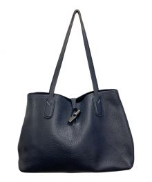 LONGCHAMP（ロンシャン）の古着「ロゾ エッセンシャル L トートバッグ」｜ネイビー