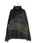 THE VIRIDI-ANNE (ヴィリジアン) REVERSIBLE GRUNGE SWEATER ブラック サイズ:SIZE 4：22000円