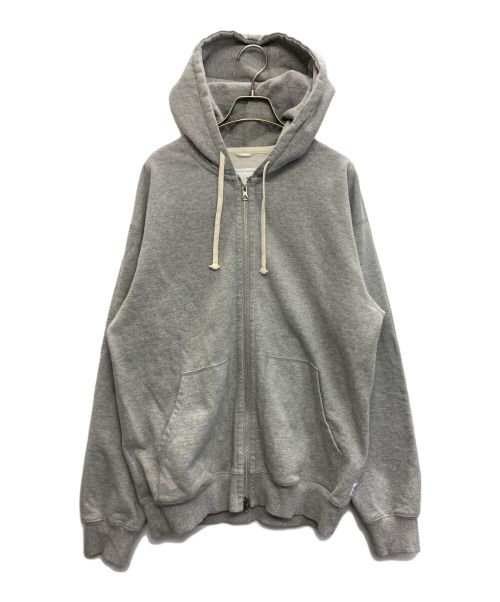 REIGNING CHAMP（レイニングチャンプ）REIGNING CHAMP (レイニングチャンプ) Ron Herman (ロンハーマン) 別注ジップパーカー グレー サイズ:SIZE Mの古着・服飾アイテム