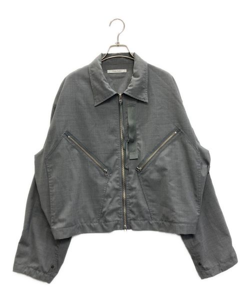 Product Twelve（プロダクトトゥエルブ）Product Twelve (プロダクトトゥエルブ) WOOL POLYESTER FLIGHT JACKET グレー サイズ:2の古着・服飾アイテム