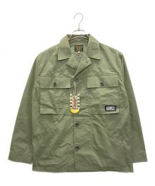 AT-DIRTY（アットダーティ）の古着「MIL DOOR JACKET」｜グリーン