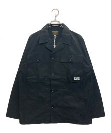 AT-DIRTY（アットダーティ）の古着「MIL DOOR JACKET」｜ブラック