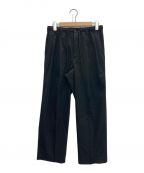 MARKAWAREマーカウェア）の古着「DOUBLE PLEATED EASY TROUSERS」｜ブラック