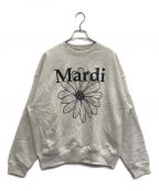 Mardi Mercrediマルディメクルディ）の古着「SWEATSHIRT THE FLOWER MARDI」｜グレー