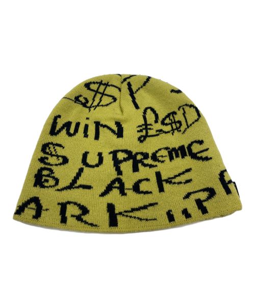 SUPREME（シュプリーム）Supreme (シュプリーム) Black Arc Beanie イエローの古着・服飾アイテム