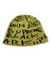 Supreme（シュプリーム）の古着「Black Arc Beanie」｜イエロー