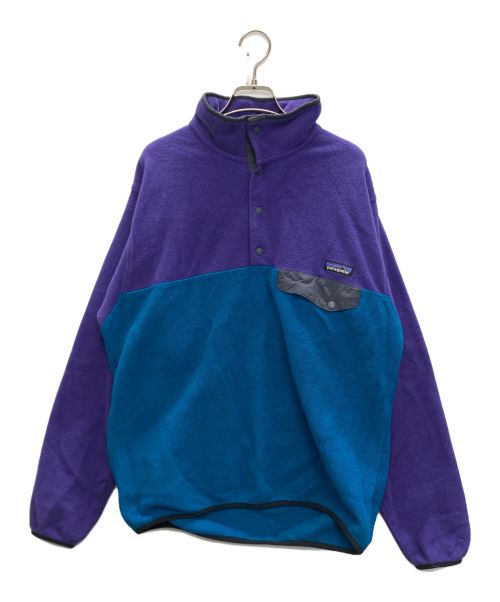 Patagonia（パタゴニア）Patagonia (パタゴニア) シンチラスナップT パープル×ブルー サイズ:SIZE Mの古着・服飾アイテム