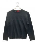 SUPREMEシュプリーム）の古着「EMBOSSED SWEATER」｜ブラック