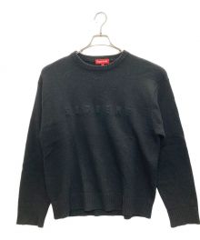 SUPREME（シュプリーム）の古着「EMBOSSED SWEATER」｜ブラック