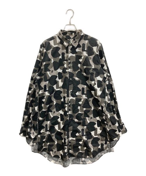 BLACK COMME des GARCONS（ブラック コムデギャルソン）BLACK COMME des GARCONS (ブラック コムデギャルソン) ロングシャツ ブラック サイズ:SIZE Lの古着・服飾アイテム