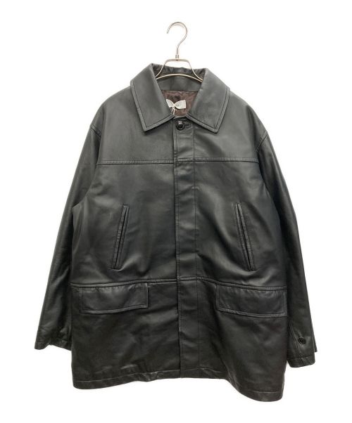 MARKA（マーカ）MARKA (マーカ) LEATHER PUFFED CAR COAT ブラック サイズ:SIZE 2の古着・服飾アイテム