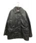 MARKA（マーカ）の古着「LEATHER PUFFED CAR COAT」｜ブラック