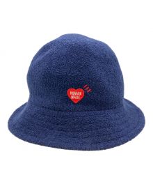 HUMAN MADE（ヒューマンメイド）の古着「PILE BUCKET HAT」｜ネイビー