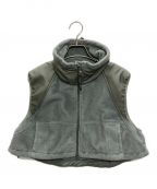 HYKEハイク）の古着「FLEECE CROPPED VEST」｜グリーン