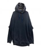 MONCLER×J.W.ANDERSONモンクレール×ジェイダブリューアンダーソン）の古着「コラボロゴワッペンパーカー」｜ネイビー