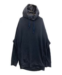 MONCLER×J.W.ANDERSON（モンクレール×ジェイダブリューアンダーソン）の古着「コラボロゴワッペンパーカー」｜ネイビー