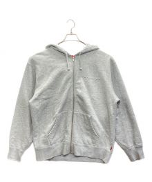 SUPREME（シュプリーム）の古着「globe zip up hooded sweatshirt」｜グレー