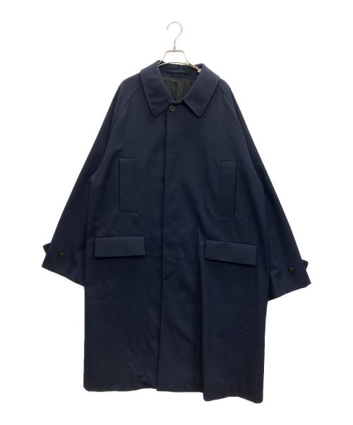 MARKAWARE（マーカウェア）MARKAWARE (マーカウェア) 3/60オーガニックウールサバイバルクロスコート ネイビー サイズ:SIZE 3の古着・服飾アイテム