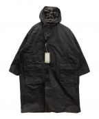 MARKAWAREマーカウェア）の古着「HEAVY ALL WEATHER CLOTH STORM COAT」｜ブラック