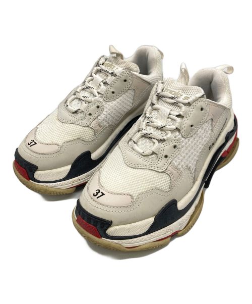 BALENCIAGA（バレンシアガ）BALENCIAGA (バレンシアガ) TRIPLE S ホワイト サイズ:US7の古着・服飾アイテム