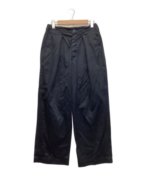 MARKAWARE（マーカウェア）MARKAWARE (マーカウェア) 41KHAKI WIDE PANTS ネイビー サイズ:2の古着・服飾アイテム