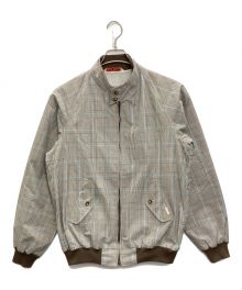 BARACUTA（バラクータ）の古着「チェック柄G-9スイングトップ」｜グレー