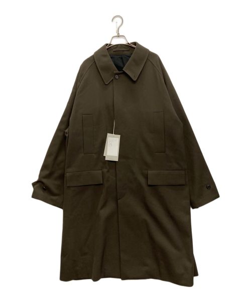 MARKAWARE（マーカウェア）MARKAWARE (マーカウェア) 3/60オーガニックウールサバイバルクロスコート オリーブ サイズ:SIZE 3の古着・服飾アイテム