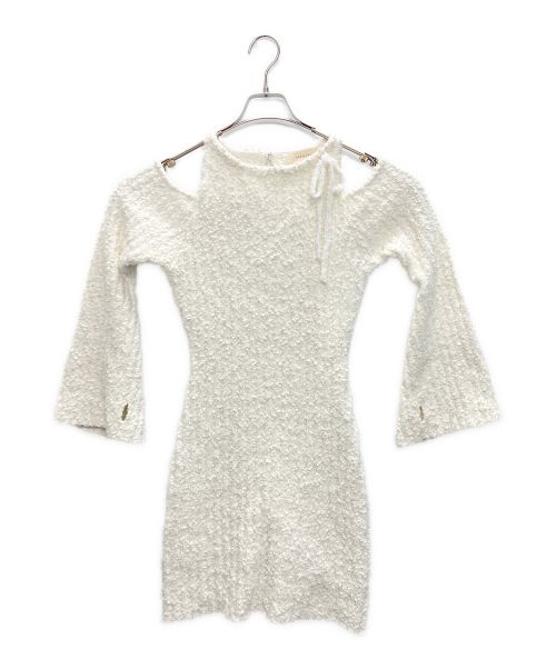 ANDMARY（アンドマリー）ANDMARY (アンドマリー) Nora knit mini dress ホワイト サイズ:SIZE Freeの古着・服飾アイテム